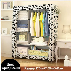 Modern Simple Wardrobe Household Fabric Folding Cloth Ward Storage Assembly King Size Reinforcement Combination Simple Wardrobe (FW-28D) manufacturer