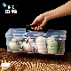  Tea Set Storage Box Container with Handle Home Storage Accessories Kitchen Organizer