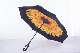  Double Layer Inverted C-Shaped Handle Anti-UV Waterproof Windproof Straight Umbrella