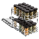  2 Tier Carbon Steel Kitchen Sliding out Spice Container Rack