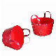  2023 High-End Customized Leather Basket Factory Price PU Leather Storage Basket