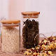  100ml-360ml Bamboo Tea Canister/Glass Herbal Tea Set/Straight Pot of Flower Tea/Canister Candy Storage Canister