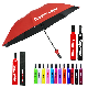  Custom Logo Print Manual Parapluie Foldable Paraguas Sombrillas Promotional Gift Cheap Wine Bottle Umbrella