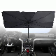  Foldable Car Sunshade Umbrella, Telescopic Car Front Windshield Heat Insulation Sunscreen Windshield Wyz13233