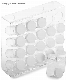  High Capacity Acrylic 20 Bottle Spice Storage Display Rack for Kitchen