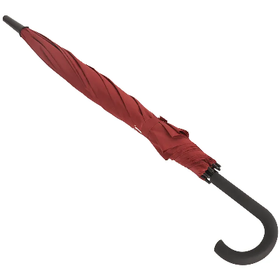 Promotional Gifts Customized Double Layer Ribs Pongee Straight Umbrella 23"*8K