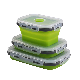  10% off Food Storage Containers with Lids Silicone Collapsible Lunch/Fruit/Salad Box