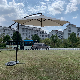  Solid Color Squared Patio Freestanding Shade Umbrella for Outdoor Sun Garden Use