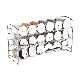  Storage Holder Free Standing 2tier Kitchen Spice Organizer Rack Metal Spice Rack