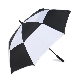  Cheap Customized Logo Print Automatic Open 30 Inch Big Size White/Black Vented Golf Windproof Umbrella