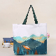  Promotional Custom Sublimation 100% Poly Cotton Tote Bag