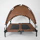  Elevated Cooling Dog Hammock Bed for Pet Outdoor Use with Shade Tent