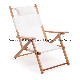  Best Height Adjustable Folded Wooden Canvas Beach Reclining Chair