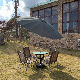  Round Sun Shade Tilting Umbrella for Outdoor Big Size Garden Table Use
