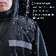  China Manufacture Fashionable Long Windbreaker Siamese Raincoat Outdoor Adult Reflective Riding Rain Coat