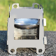  Hot Sale Portable Hiking Stainless Steel Outdoor Picnic Folding Wood Stove