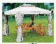  Patio Outdoor Furniture Comfortable Aluminum White Top Gazebo Pergola