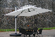  Custom Garden Cantilever Umbrella Outdoor Parasol Large Roman Umbrella with LED Lights