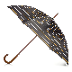  Auto Open Wooden Handle Stick Umbrella