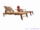  Teak Wood Safa Lounger and Chair Umbrella Outdoor Wood Furniture Customized