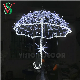  Across Street 3D LED Umbrella Christmas Decoration Pole Motif Lights