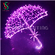  Wholesale Christmas Street LED Decoration Aluminum Motif Lights 3D Umbrella