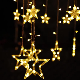  Solar Fairy Lights with Remote LED String Outdoor Waterproof Moon Star Decorative Light Curtain Patio Umbrella Christmas Decor