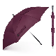  Fashion Special Burgundy Color Fiberglass Windproof Automatic Custom Golf Umbrella