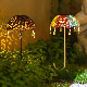  LED Solar Outdoor Whatproof Umbrella Lights Lawn Insertion Lights Decorative Iron Hollow Garden Lights