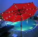 Hot Sale Beach Umbrella/Parasol LED Light