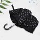  Portable Aluminum Frame Lightweight Lace Compact Folding Women′s Sun Umbrella
