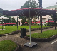 Hand Push Patio Terrace Umbrella Parasol