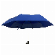 3 Fold Rain Stable Frame Pongee Fabric Umbrella OEM Logo Printing