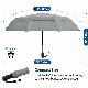  Double Canopy Windproof Mini Japanese Gray 3 Fold Auto Open Umbrella