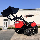  China New 120 HP Crawler Cultivator Ditching Weeding and Bulldozing Mini Track Farm Agriculture Garden Tractor for Rotary Tillage