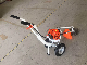 2 Wheel High Quality Gasoline Push Brush Cutter