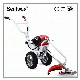  Power Cg430 Professional 2 Stroke Hand Push Brush Cutter with 2 Wheels