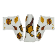 PU Leather Embroidery Logo Blade Putter Golf Head Cover