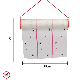 New Arrival Efficient Fly Catcher Sticky Glue Trap Hanging Fly Ribbon