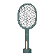  Rechargeable Charging Lithium Battery Electric Fly Racket Killer Bat USB Mosquito Swatter