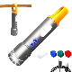  Outdoor Camping Flash Light Set Powerful Pocket Zoom Tactical LED Torches Flashlights