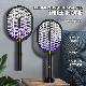  Mosquito Killer USB Rechargeable Electric Mosquito Swatter and Bug Zapper Racket, Handheld Fly Zapper for Home and Outdoor Safe to Touch with 3-Layer Safe