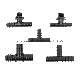  DN16 Irrigation Barbed Tee Connector for LDPE Pipe