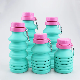  Hot Sale Silicone Retractable Cycling Collapsible Cup Reusable Bike Drinking Water Bottle