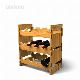  Wine Display Bottle Rack with Bamboo
