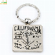  OEM Rectangle Zinc Alloy Key Chain with Customized Design for Souvenir Gift & Promotion