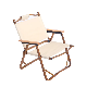  Outdoor Furniture Wood Grain Aluminum Portable Folding Kermit Camping Chair