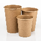12oz Customized Logo PE Coating Paper Cup Disposable Coffee Cups with Lid
