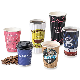  Wholesale Disposable Black Coffee Paper Cup Single Wall Foam Coffee Paper Cups
