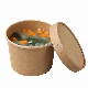 2022 Hot Sell Disposable Kraft Paper Soup Cup for Restaurant